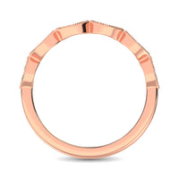Thumbnail for Diamond 1/6 Ct.Tw. Stack Band in 10K Rose Gold