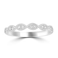 Thumbnail for 14K White Gold 1/6 Ct.Tw. Diamond Stackable Band