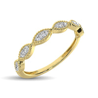 Thumbnail for Diamond 1/6 Ct.Tw. Stack Band in 10K Yellow Gold