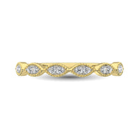 Thumbnail for Diamond 1/6 Ct.Tw. Stack Band in 10K Yellow Gold