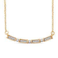 Thumbnail for 14K Yellow Gold 1/6 Ct.Tw. Diamond Stackable Necklace