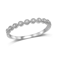 Thumbnail for 14K White Gold 1/6 Ct.Tw. Diamond Stackable Band