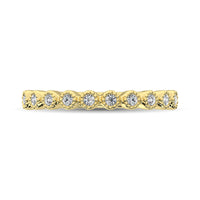 Thumbnail for 14K Yellow Gold 1/6 Ct.Tw. Diamond Stackable Band
