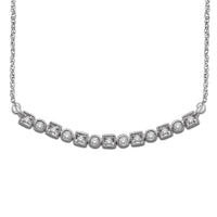 Thumbnail for 14K White Gold 1/8 Ct.Tw. Diamond Stackable Necklace