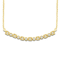 Thumbnail for 14K Yellow Gold 1/8 Ct.Tw. Diamond Stackable Necklace