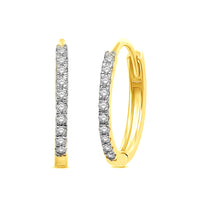 Thumbnail for 14K Yellow Gold  1/10 Ct.Tw.Diamond Stackable Earrings
