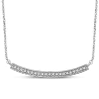 Thumbnail for 14K White Gold 1/6 Ct.Tw. Diamond Stackable Necklace