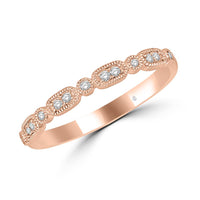 Thumbnail for 14K Rose Gold 1/10 Ct.Tw. Diamond Stackable Band