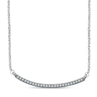 Thumbnail for 14K White Gold 1/6 Ct.Tw. Diamond Stackable Necklace