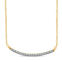 Thumbnail for 14K Yellow Gold 1/6 Ct.Tw. Diamond Stackable Necklace