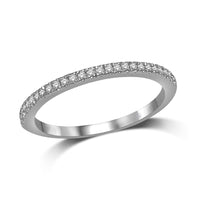 Thumbnail for 14K White Gold 1/6 Ct.Tw. Diamond Stackable Band