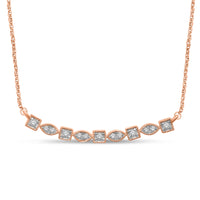 Thumbnail for 14K Rose Gold 1/5 Ct.Tw. Diamond Stackable Necklace