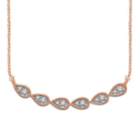 Thumbnail for 14K Rose Gold 1/8 Ct.Tw. Diamond Stackable Necklace