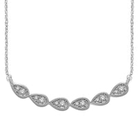 Thumbnail for 14K White Gold 1/8 Ct.Tw. Diamond Stackable Necklace