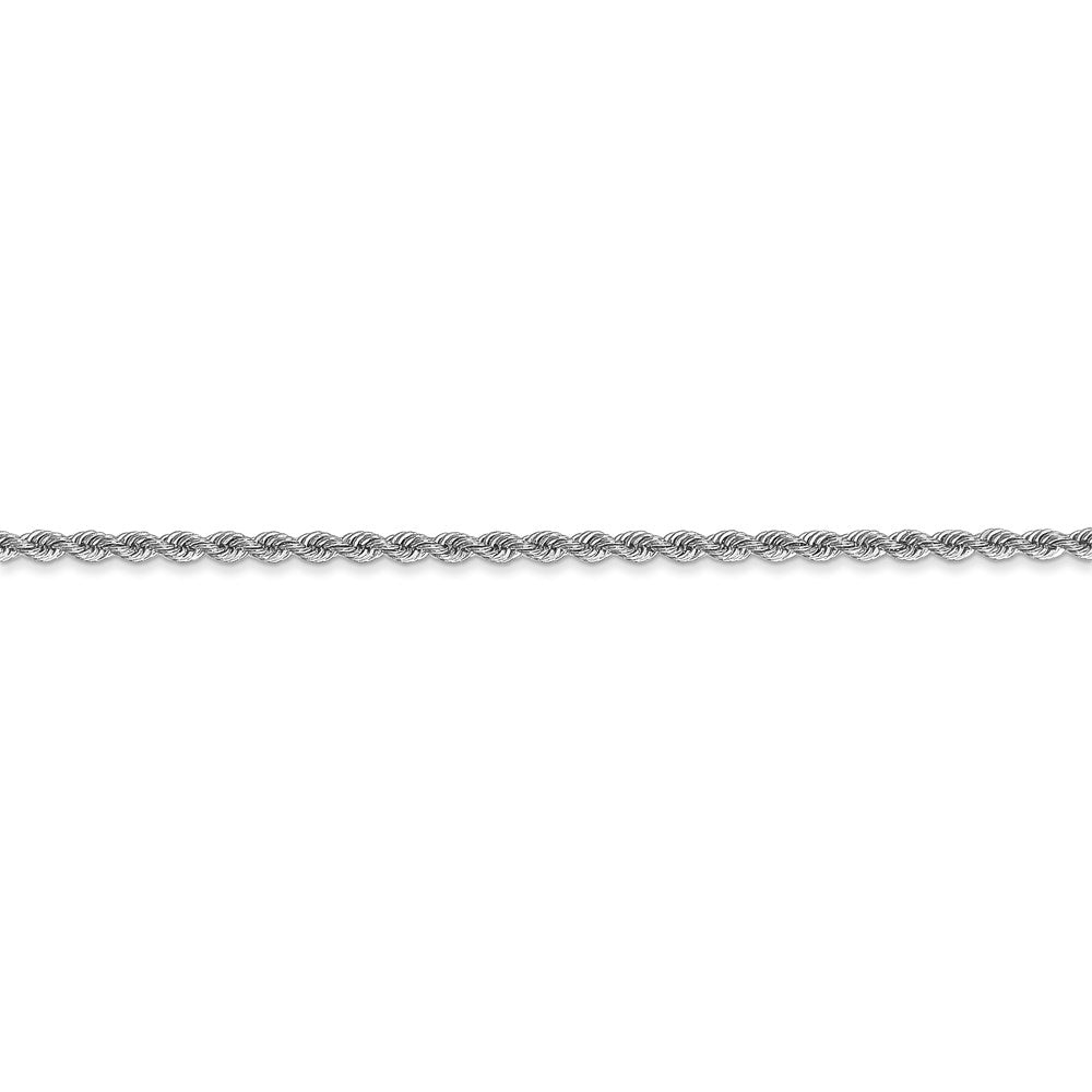 14k WG 2.0mm Regular Rope Chain