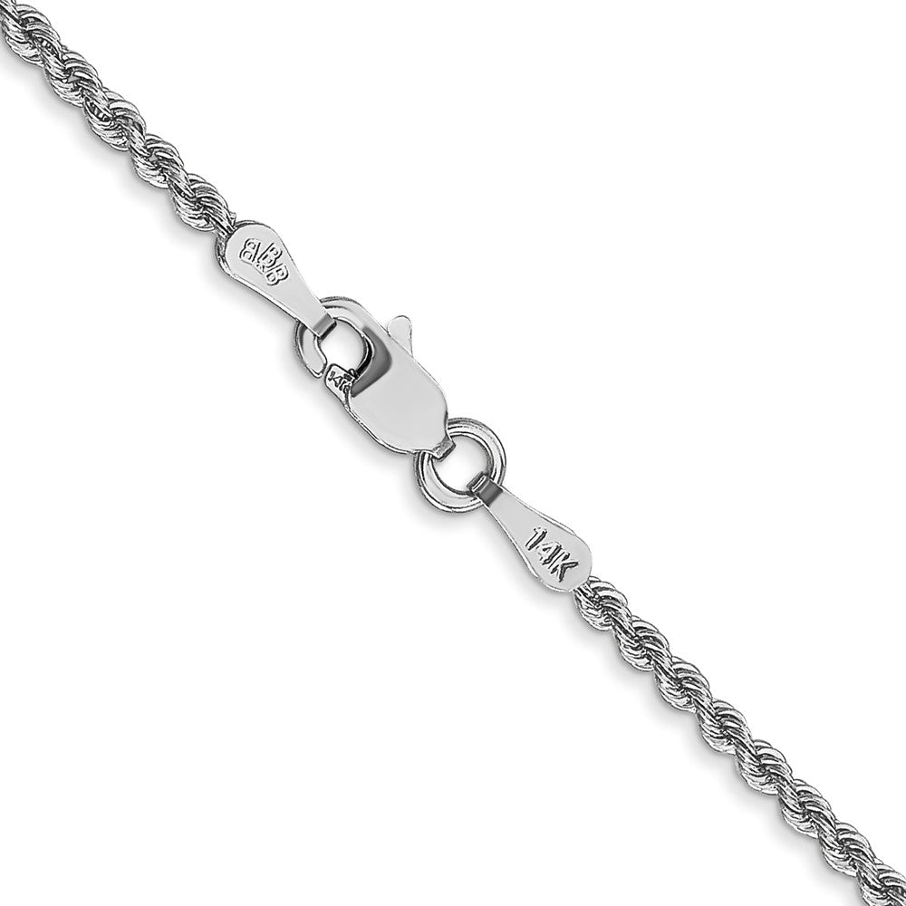 14k WG 2.0mm Regular Rope Chain