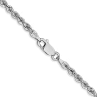 Thumbnail for 14K WG 2.75mm Regular Rope Chain