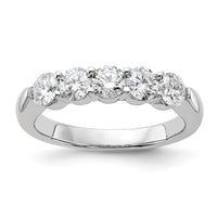 Thumbnail for 14kw 1 1/6ct. G H I True Light Moissanite Band