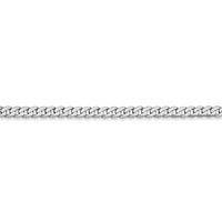 Thumbnail for 14k WG 2.9mm Flat Beveled Curb Chain