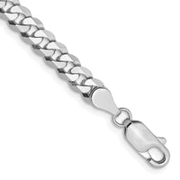 Thumbnail for 14k WG 4.75mm Flat Beveled Curb Chain