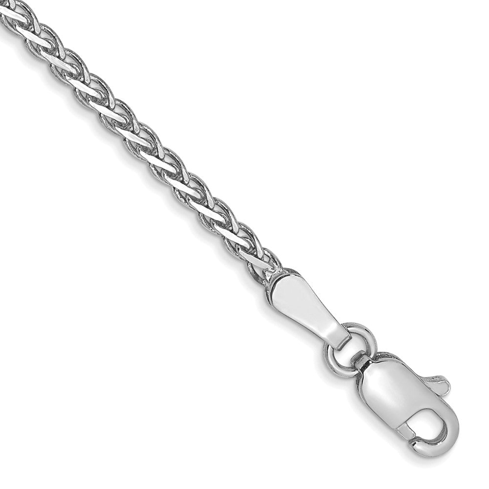 14k WG 1.8mm Flat Wheat Chain
