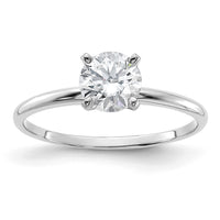 Thumbnail for 14kw 3/4ct. G H I True Light Round Moissanite Solitaire Ring