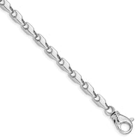 Thumbnail for 14k White Gold 4.75mm Polished Fancy Link Chain