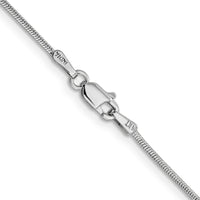 Thumbnail for 14k WG 1.1mm Round Snake Chain