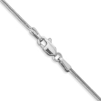 Thumbnail for 14k WG 1.4mm Round Snake Chain
