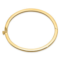 Thumbnail for 14k 2.5mm Polished Solid Hinged Bangle