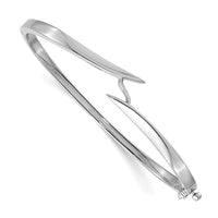 Thumbnail for 14k White Gold Hinged Bangle Bracelet Mounting