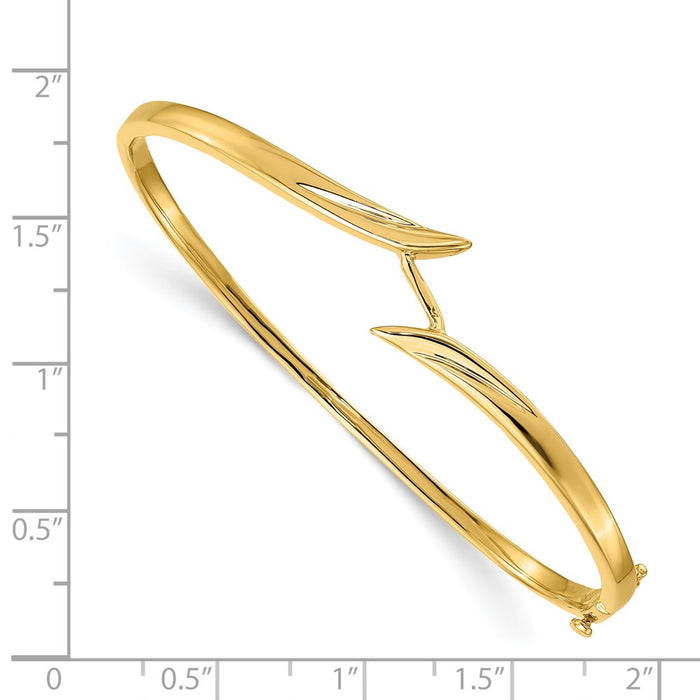 14k Hinged Bangle Bracelet Mounting