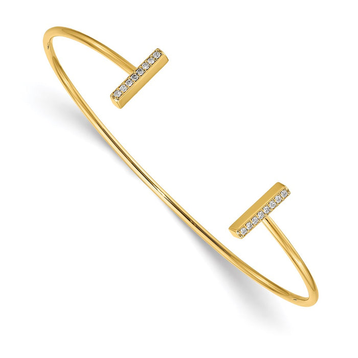 14k Bar w/Bangle Mounting