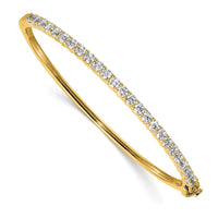 Thumbnail for 14k Holds 25 2.9mm 1.9ct Hinged Bangle Mounting