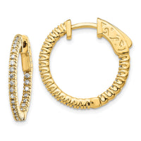 Thumbnail for 14k Round Hoop w/Safety Clasp Earring Mountings