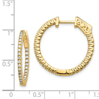 Thumbnail for 14k Round Hoop w/Safety Clasp Earring Mountings