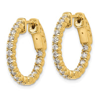 Thumbnail for 14k Round Hoop w/Safety Clasp Earring Mountings
