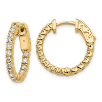 Thumbnail for 14k Round Hoop w/Safety Clasp Earring Mountings