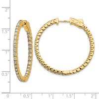 Thumbnail for 14k Round Hoop w/Safety Clasp Earring Mountings