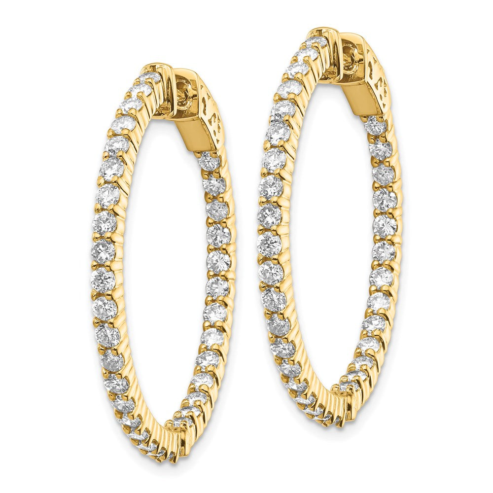 14k Round Hoop w/Safety Clasp Earring Mountings
