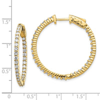 Thumbnail for 14k Round Hoop w/Safety Clasp Earring Mountings