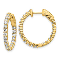 Thumbnail for 14k Round Hoop w/Safety Clasp Earring Mountings