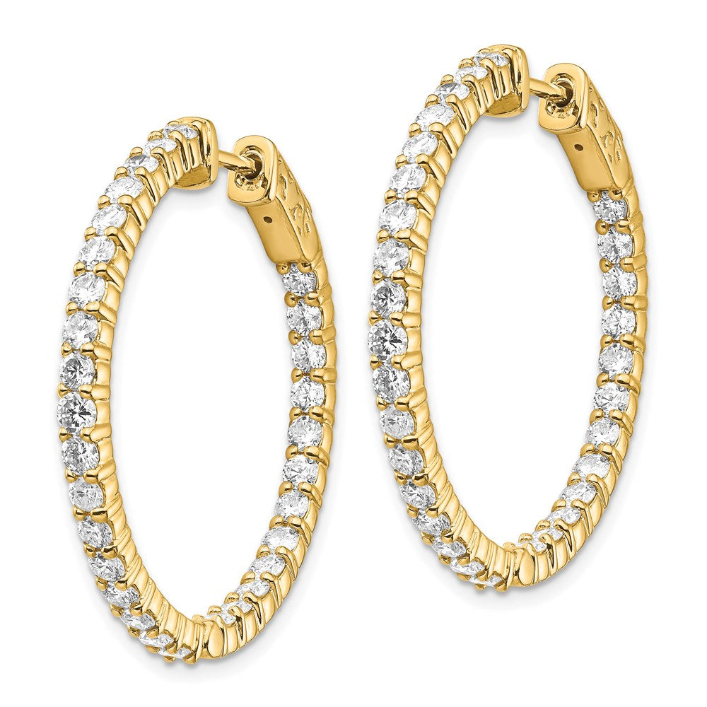 14k Round Hoop w/Safety Clasp Earring Mountings