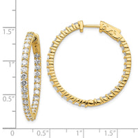 Thumbnail for 14k Round Hoop w/Safety Clasp Earring Mountings