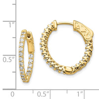 Thumbnail for 14k Round Hoop w/Safety Clasp Earring Mountings