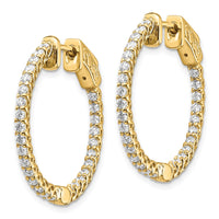 Thumbnail for 14k Round Hoop w/Safety Clasp Earring Mountings