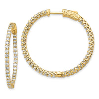 Thumbnail for 14k Round Hoop w/Safety Clasp Earring Mountings