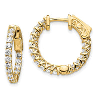 Thumbnail for 14k Round Hoop w/Safety Clasp Earring Mountings