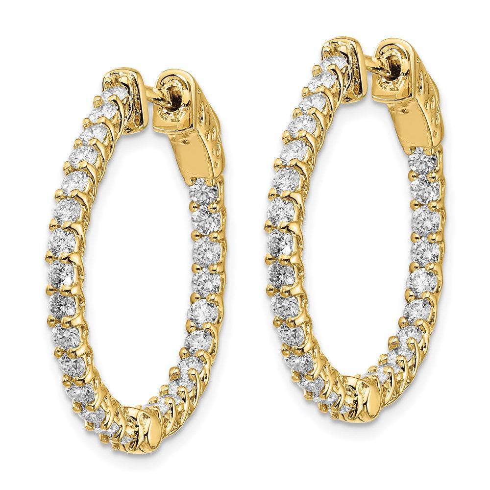 14k Round Hoop w/Safety Clasp Earring Mountings