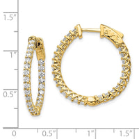 Thumbnail for 14k Round Hoop w/Safety Clasp Earring Mountings